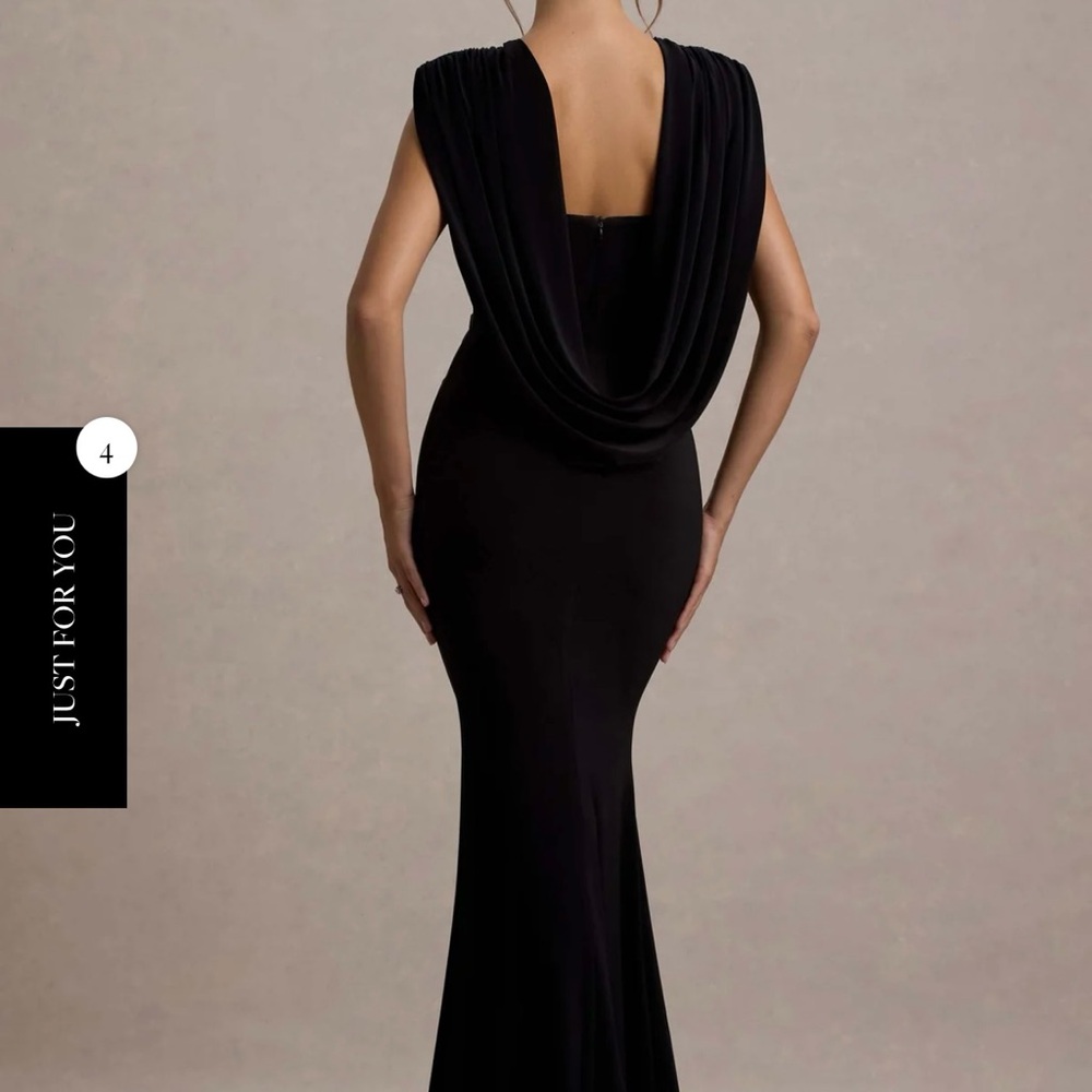 Club L London Black Maxi Dress - Picture 4 of 4